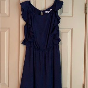 NWT Size S BCBG navy dress.